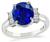 Estate GIA Certified 2.71ct Sapphire Diamond Engagement Ring