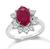 Estate GIA Certified 2.75ct Burma Ruby 1.00 Diamond Engagement Ring