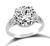 Estate GIA Certified 3.51ct Diamond Engagement Ring