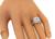 Emerald Cut Diamond 14k White Gold Engagement Ring