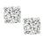 Estate GIA Certified 4.04cttw Diamond Stud Earrings