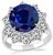 Estate GIA Cert 4.45ct Sapphire 1.70ct Diamond Engagement Ring