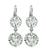 Old European Cut Diamond Platinum Earrings
