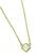 Princess Cut Diamond 14k Yellow Gold Solitaire Pendant Necklace