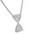 GIA Certified 2.74ct Diamond Hour Glass Pendant Necklace