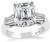 Estate GIA Certified 3.30ct Diamond Engagement Ring