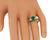 Estate JB Star GIA Certified 2.00ct Zambian Emerald Diamond Engagement Ring