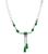 Estate Marsh's GIA Certified A Type Fei Cui Jade 2.00ct Diamond Pearl Necklace