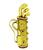 Estate Multi Color Gemstone Gold Golf Bag Pin