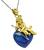 Lapis Gold Pendant