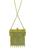 Estate Diamond Sapphire Gold Mesh Purse Necklace