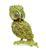 Estate Yellow Gold Owl Pin / Pendant