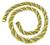 Estate Two Tone 18k Gold Twisted Rope Necklace