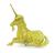 18k Yellow Gold Unicorn Pin