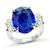 Estate GRS Certified 10.35ct Sapphire 1.53ct Diamond Engagement Ring
