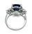 Sapphire Diamond Engagement Ring