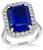 GRS 12.33ct Sapphire Diamond Engagement Ring