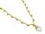 Round Cut Diamond Baroque Pearl 18k Yellow Gold Necklace by Gubelin