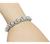 Round Cut Diamond 18k White Gold Bracelet by Jabel
