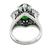 Platinum Diamond Jade Ring