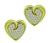 Estate Jose Hess 4.50ct Diamond Heart Earrings