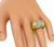 Round Cut Diamond 18k Yellow Gold Ring by Jose Hess
