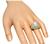 Pearl Round Cut Diamond 18k Yellow Gold Ring by Kurt Wayne