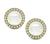 Estate Mabe Pearl 2.00ct Diamond Gold Earrings