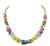 Estate Multi Color Gemstone Gold Necklace