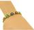 Round Cut Diamond Emerald Sapphire and Ruby 18k Yellow Gold Bracelet