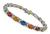 Estate 16.50ct Multi Color Sapphire 1.15ct Diamond Bracelet