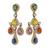 Sapphire Diamond Gold Earrings