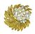 Estate 1.25ct Diamond Opal Gold Pin