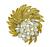 Diamond Opal Gold Pin