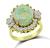 Estate Opal 1.00ct Diamond Gold Ring