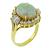 Opal Diamond Gold Ring