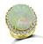 Estate 11.58ct Opal 1.50ct Diamond Gold Ring