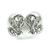 Platinum Diamond Pearl Earrings