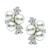Estate 1.50ct Diamond Pearl Earrings