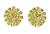 18k Gold Platinum Diamond Pearl Earrings