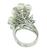 18k Gold Diamond Pearl Ring