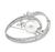Estate 3.60ct Diamond South Sea Pearl Gold Pin