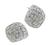 18k White Gold Weave Earrings by Roberto Coin