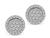 Estate 2.00ct Diamond Cluster Stud Earrings