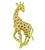 Estate 1.15ct Ruby 0.80ct Diamond Gold Giraffe Pin/Pendant