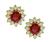 Ruby Diamond Gold Jewelry Set