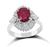 Estate 1.27ct Ruby 0.98ct Diamond Ring