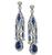 Sapphire Diamond Earrings