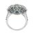 18k Gold Diamond Sapphire Ring