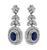 Sapphire Diamond Earrings